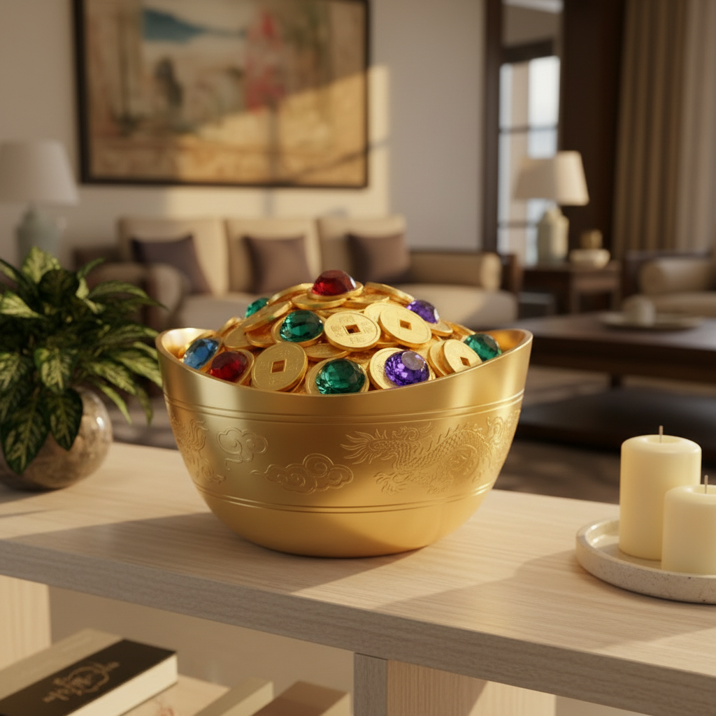 Brass Fortune Bowl - Lifestyle